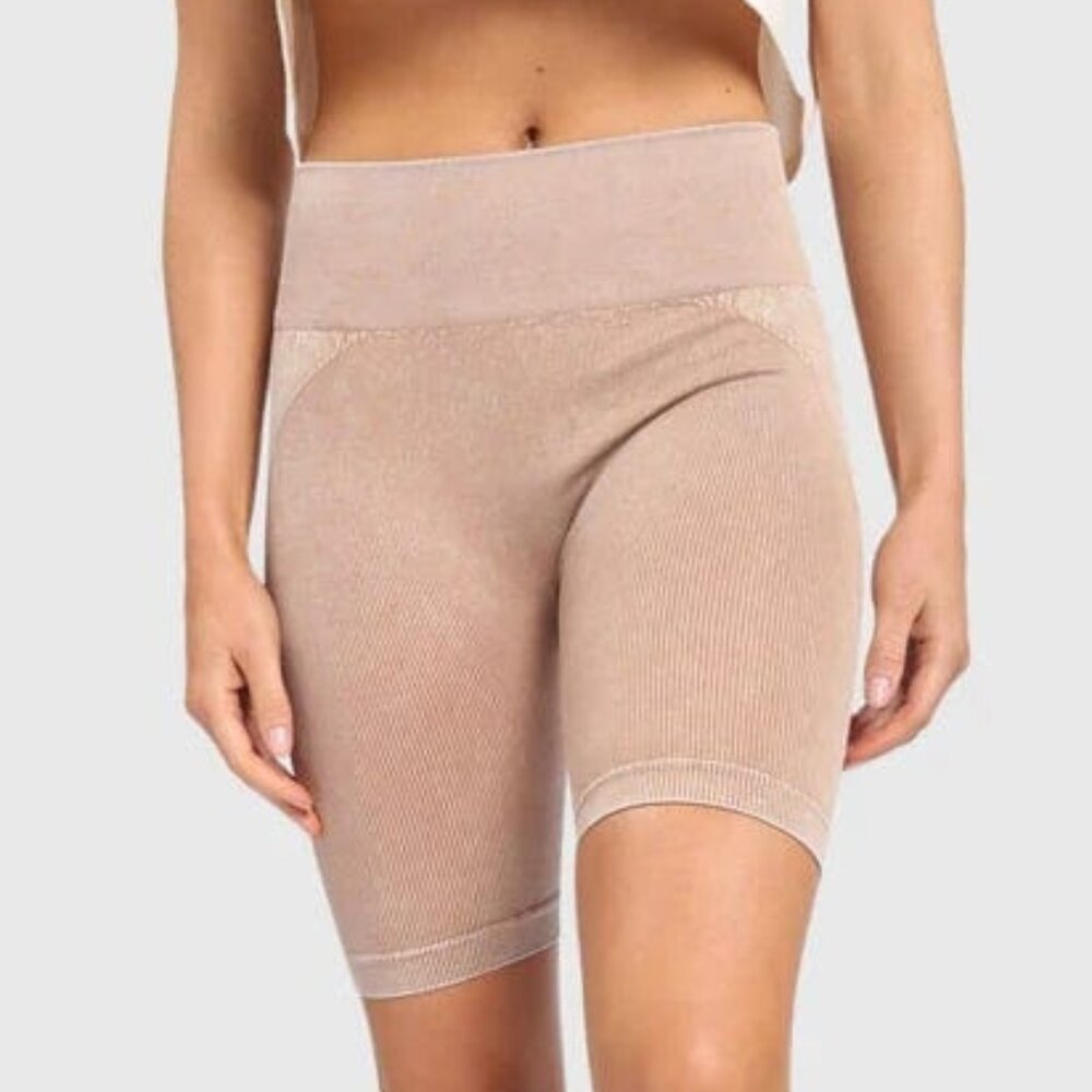 Mono B - BFF Seamless Biker Short - Mud (NWT)